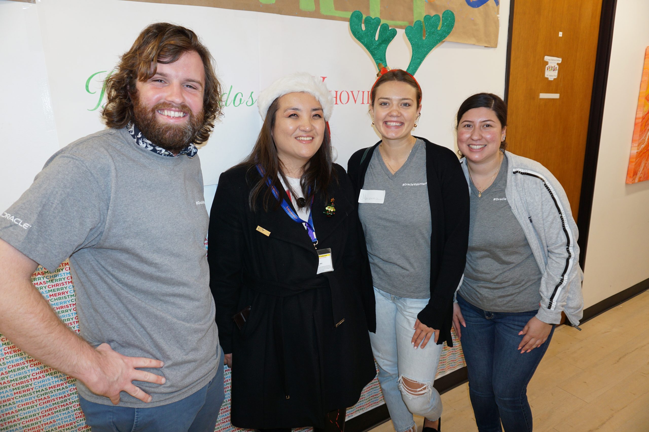 Amanecer_Volunteers at the Client Holiday Party 2019